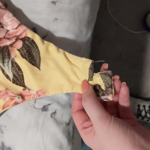 Yellow Strapless Unitard - Picture 2 of 3